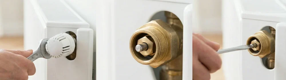 Pasos para corregir problema frio abajo radiador